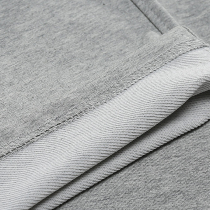 Men's Drawstring Sweatpants - Elastic Waist Straight Leg Jersey Knit