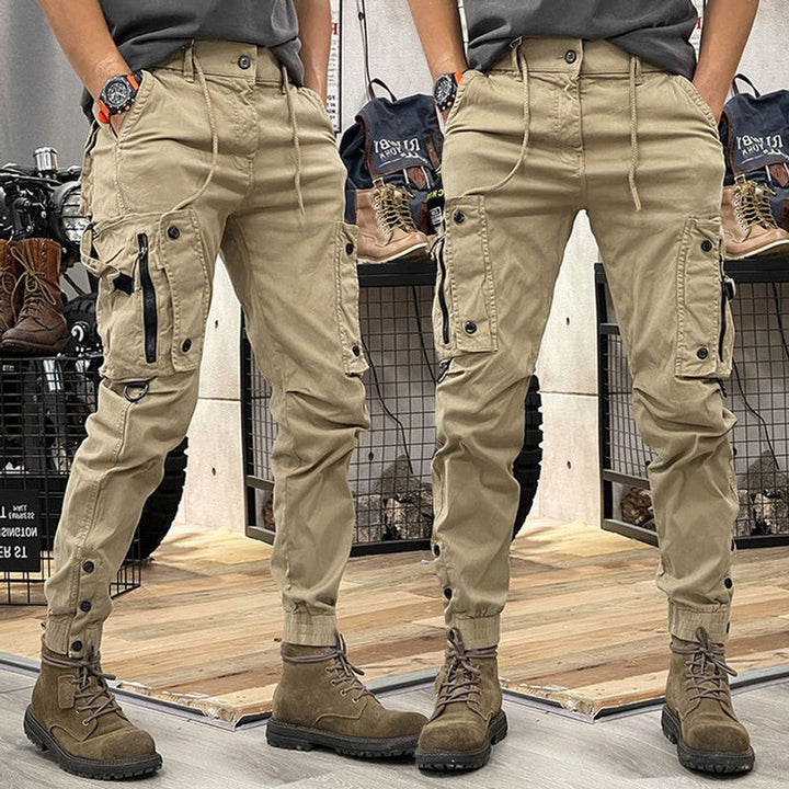 Cargo Trousers Tapered Fit with Cargo Pockets