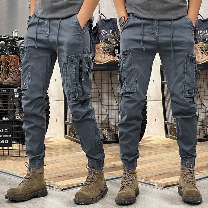 Cargo Trousers Tapered Fit with Cargo Pockets