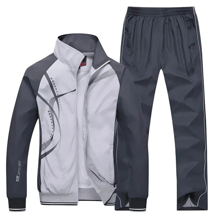 Men's Tracksuit - Zip Jacket and Straight Leg Trousers