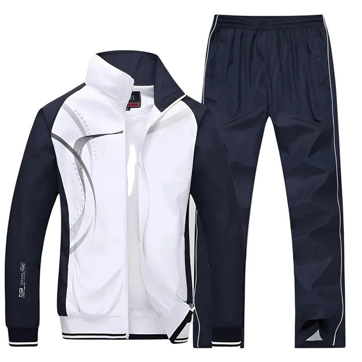 Men's Tracksuit - Zip Jacket and Straight Leg Trousers