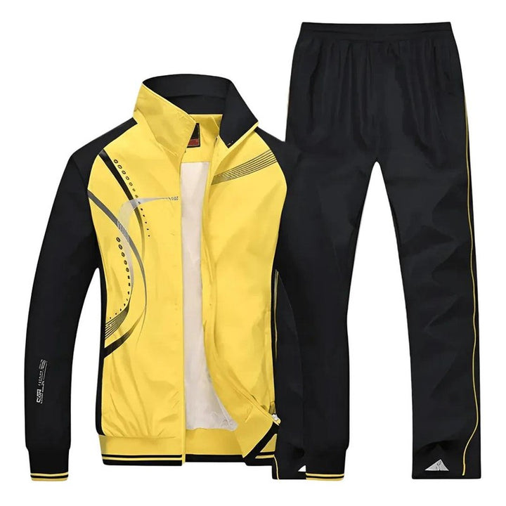 Men's Tracksuit - Zip Jacket and Straight Leg Trousers