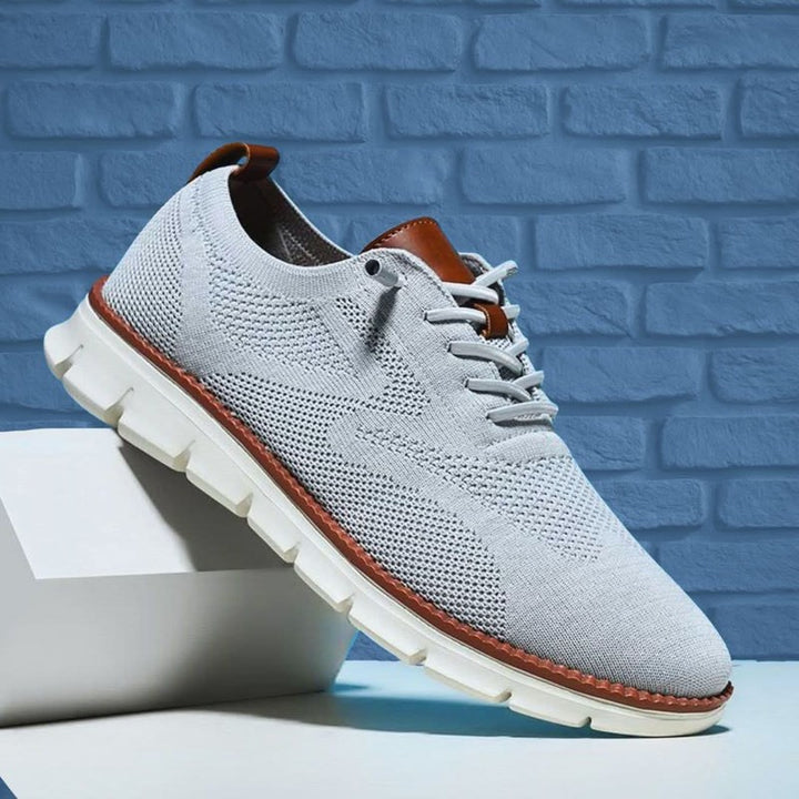Sneakers - Upper with Geometric Pattern