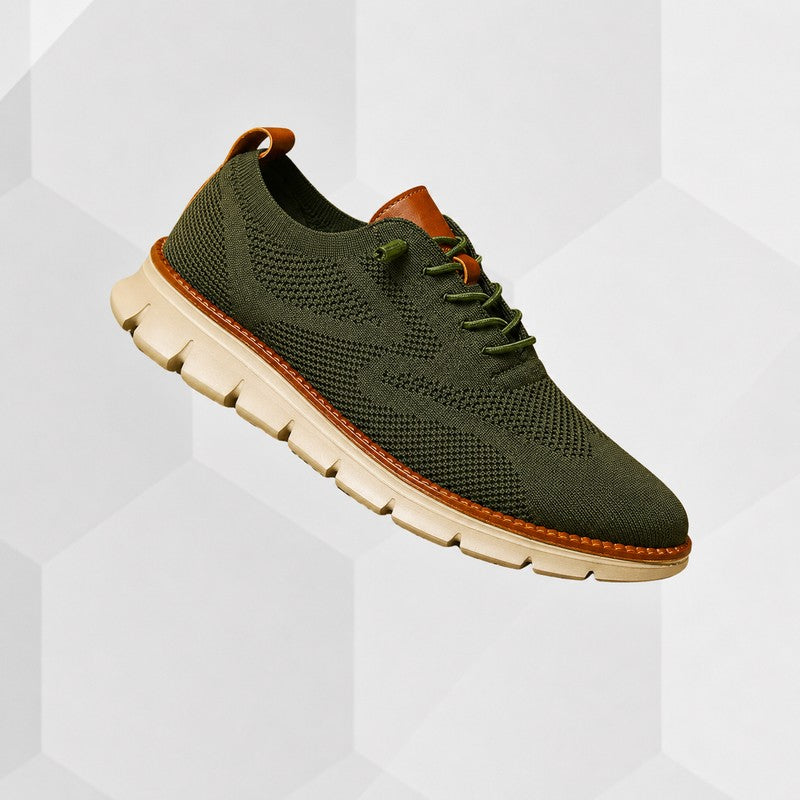 Sneakers - Upper with Geometric Pattern