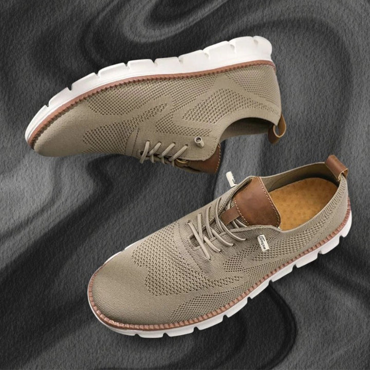 Sneakers - Upper with Geometric Pattern