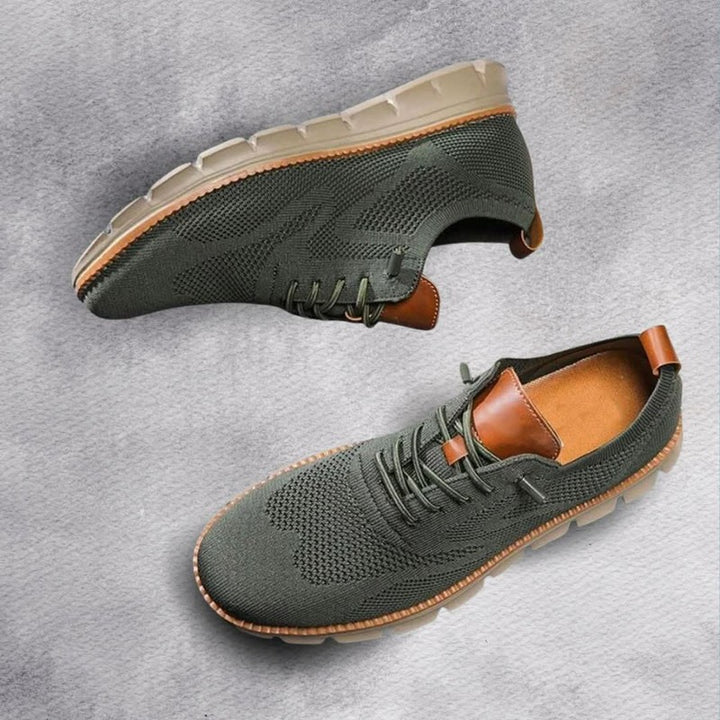 Sneakers - Upper with Geometric Pattern