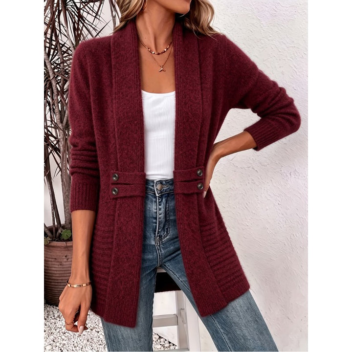 Women's Double Button Knit Cardigan