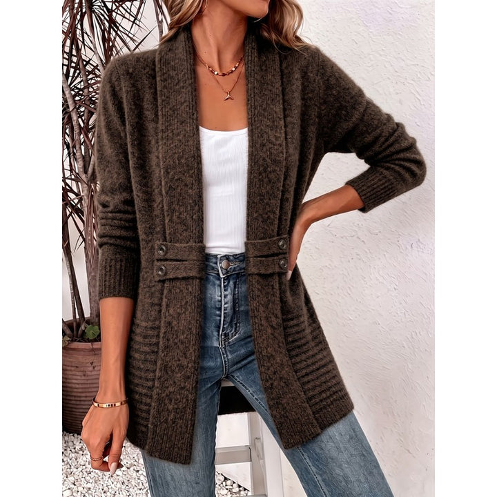 Women's Double Button Knit Cardigan