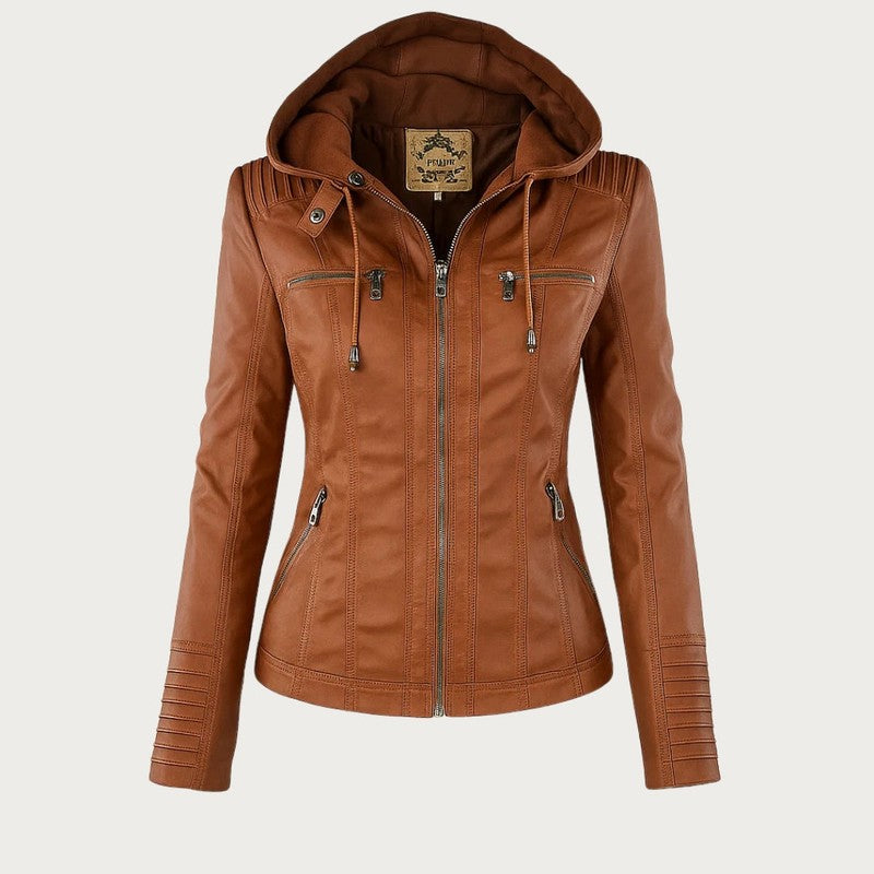 Women's Fitted Zip Jacket with Hood