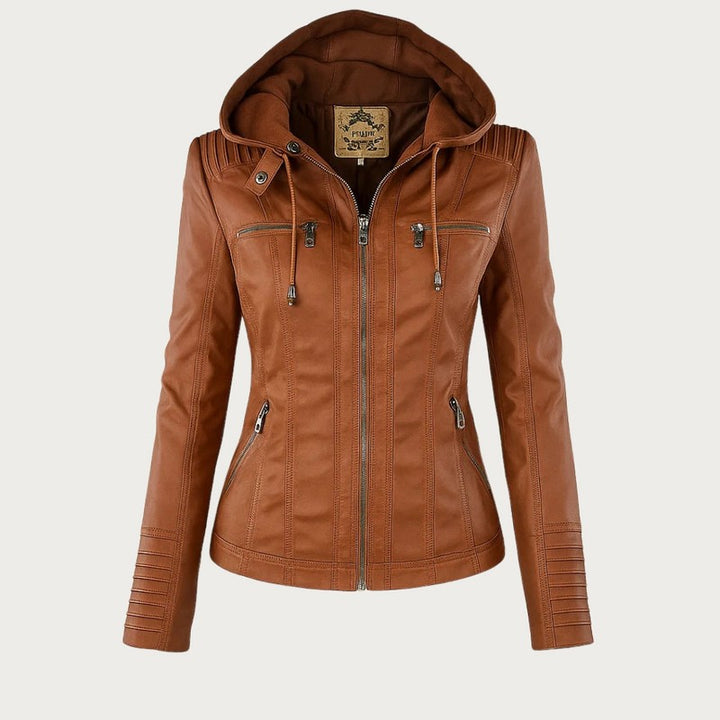 Women's Fitted Zip Jacket with Hood