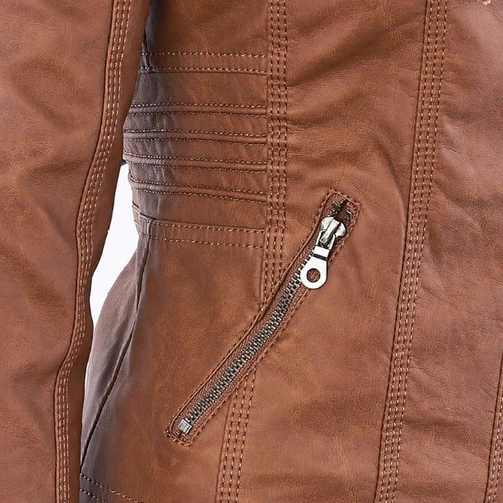Women's Fitted Zip Jacket with Hood
