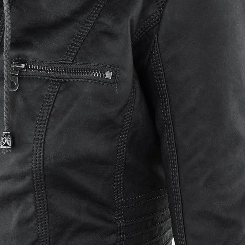 Women's Fitted Zip Jacket with Hood