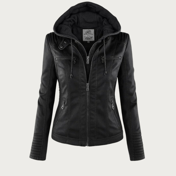 Women's Fitted Zip Jacket with Hood