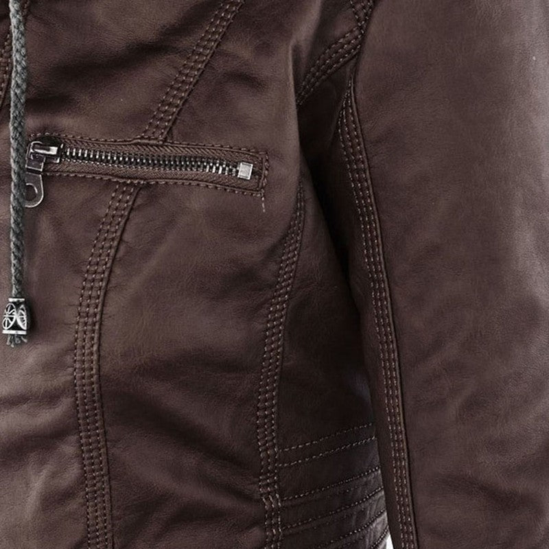 Women's Fitted Zip Jacket with Hood