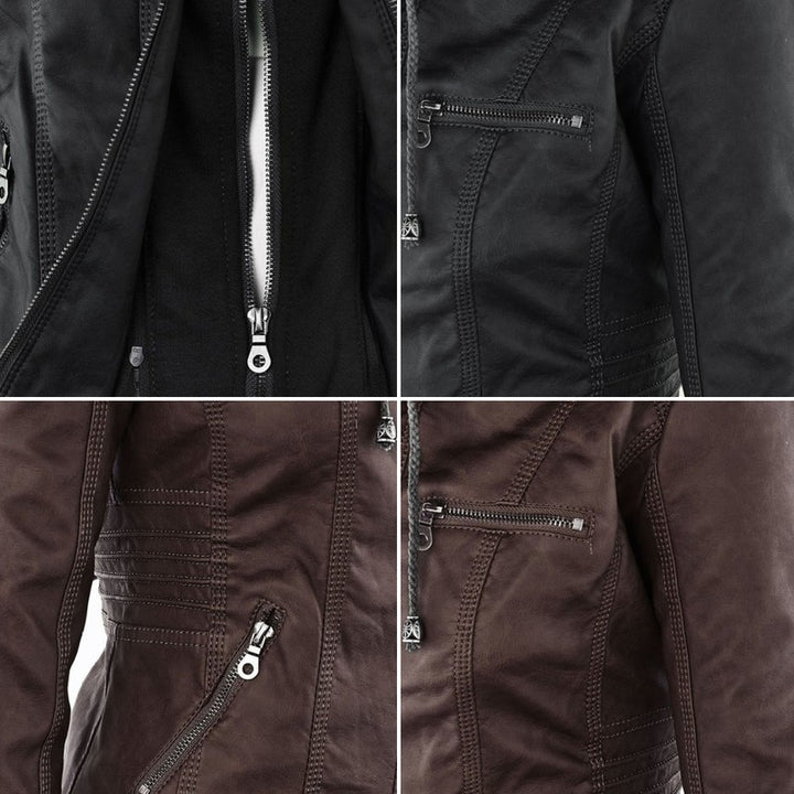 Women's Fitted Zip Jacket with Hood