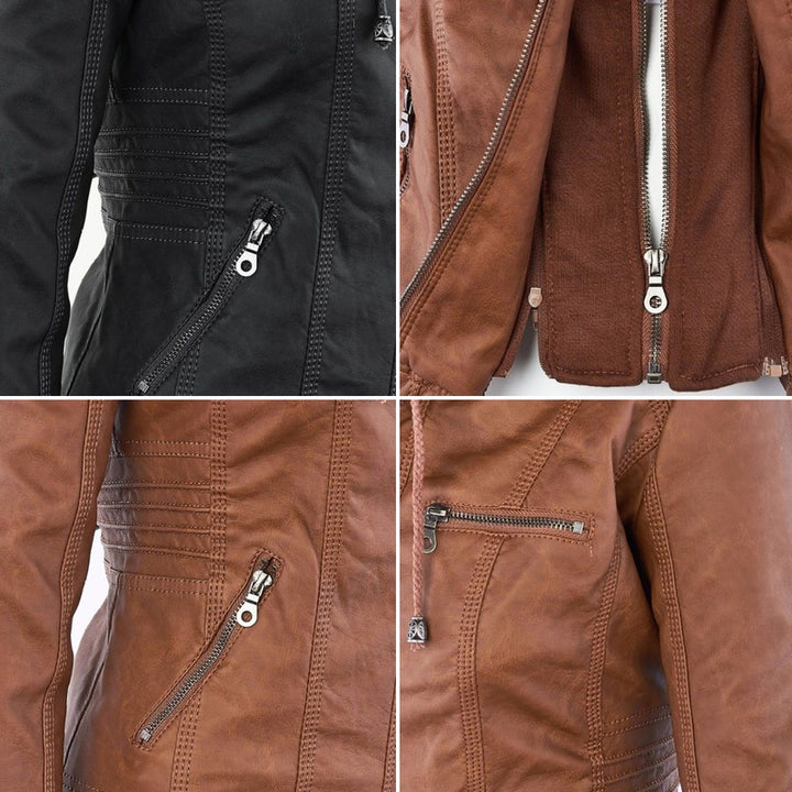 Women's Fitted Zip Jacket with Hood