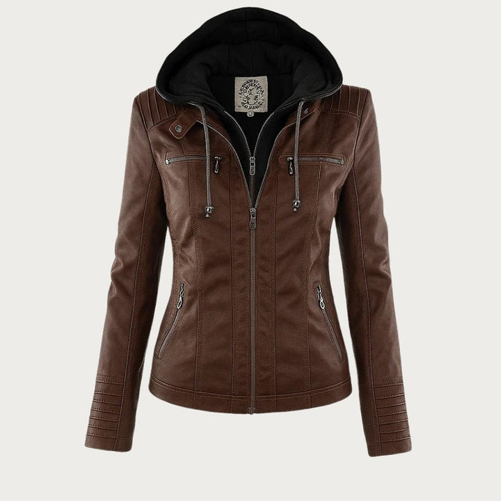 Women's Fitted Zip Jacket with Hood