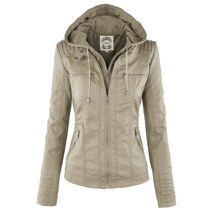Women's Fitted Zip Jacket with Hood