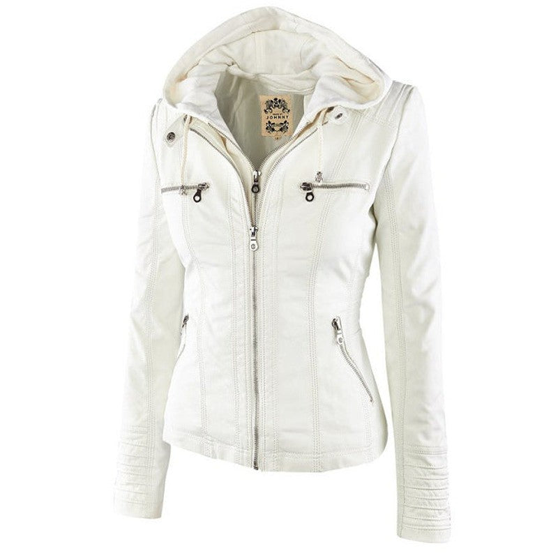 Women's Fitted Zip Jacket with Hood