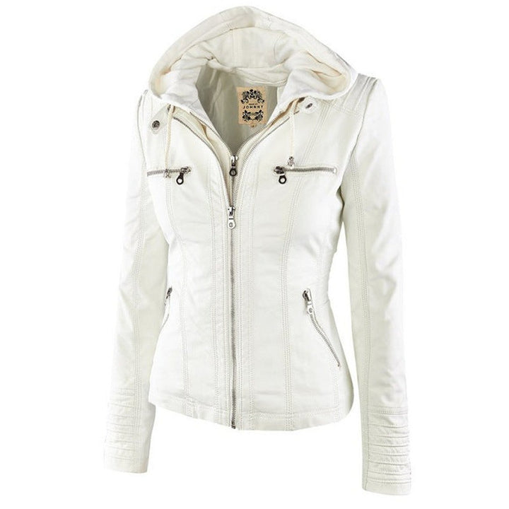 Women's Fitted Zip Jacket with Hood