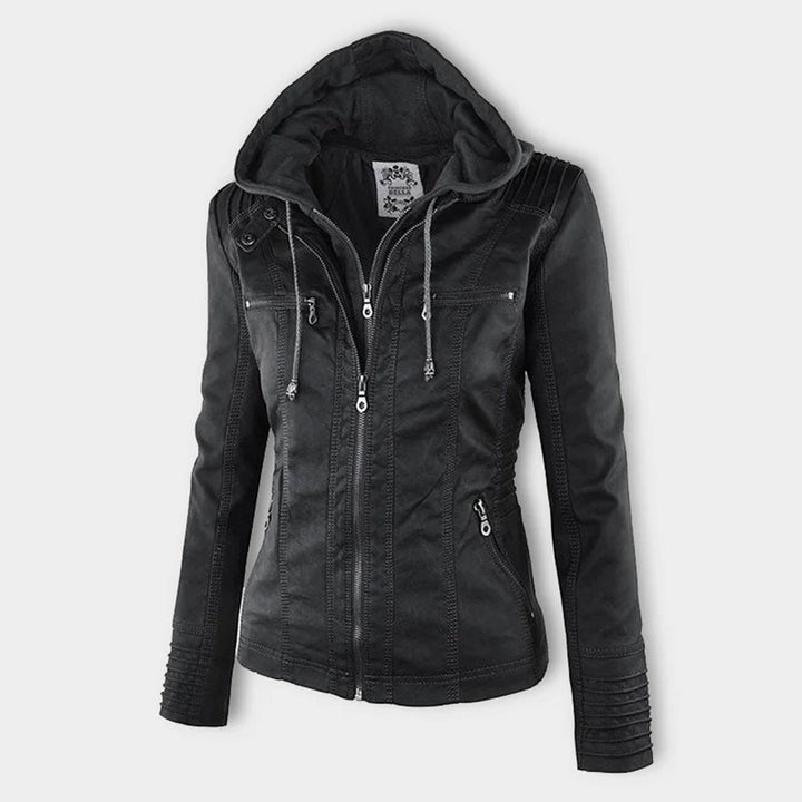 Women's Fitted Zip Jacket with Hood