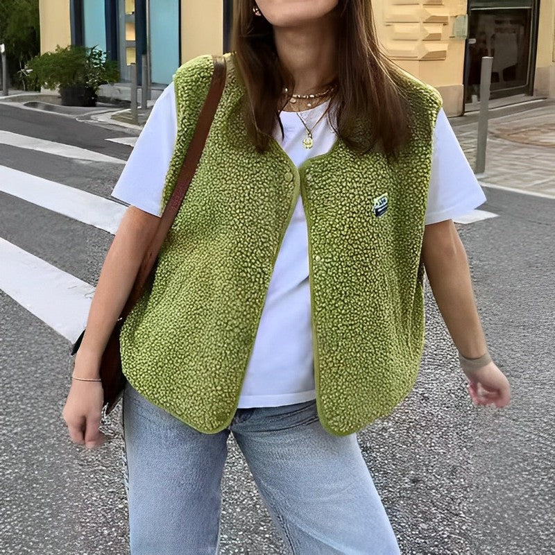 Women's Sleeveless Vest - Relaxed Fit