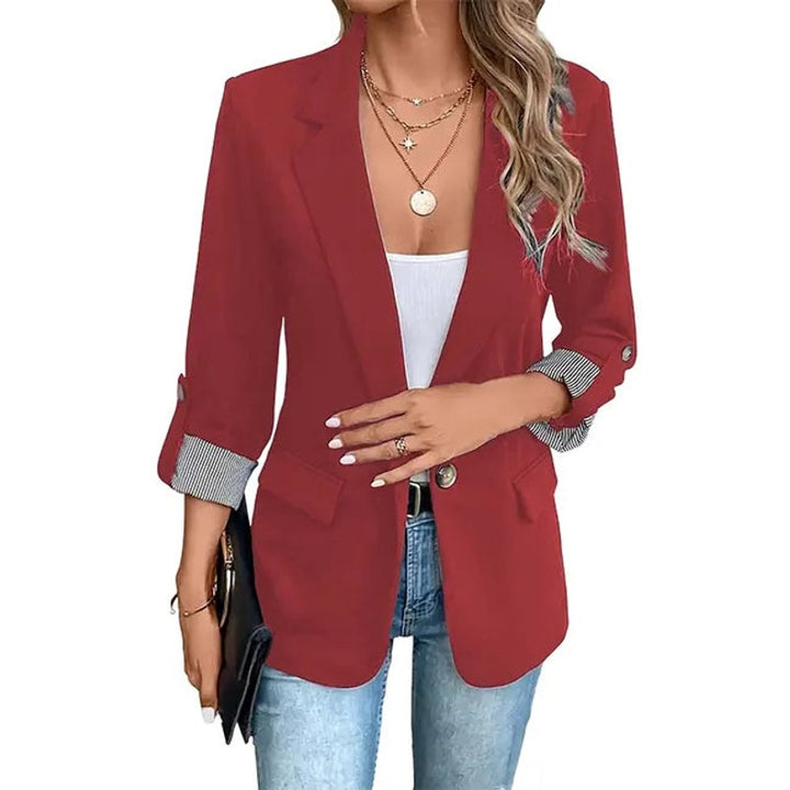 Women's Structured Jacket - Slim Fit Notch Lapel