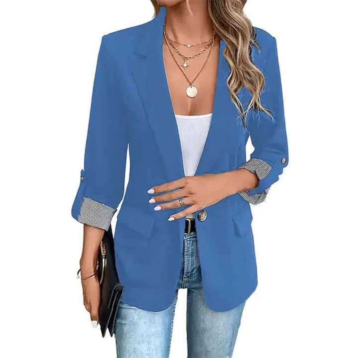 Women's Structured Jacket - Slim Fit Notch Lapel