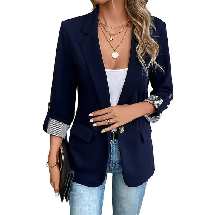 Women's Structured Jacket - Slim Fit Notch Lapel