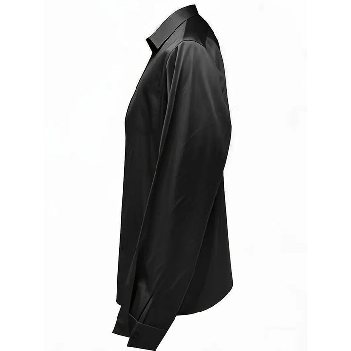 Women's V-Neck Blouse - Shirt Collar