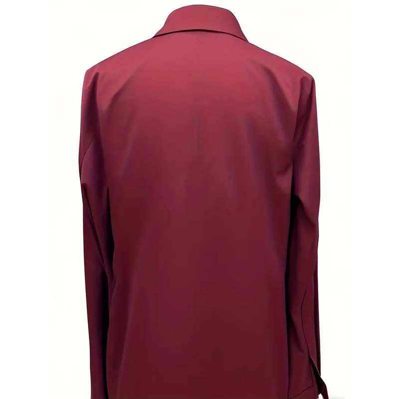 Women's V-Neck Blouse - Shirt Collar