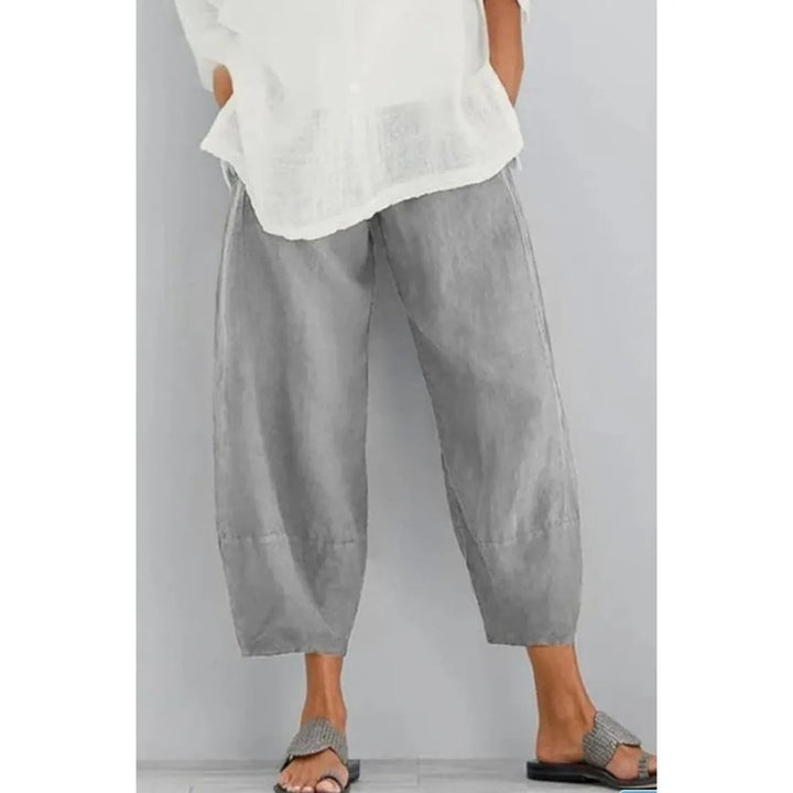 Women's Wide-Leg Cropped Trousers - Available in Multiple Colors