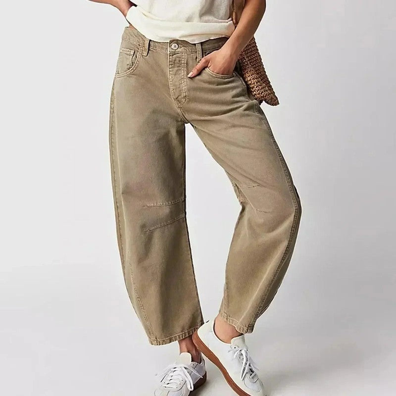 Women's Wide-Leg Jeans - High-Waisted