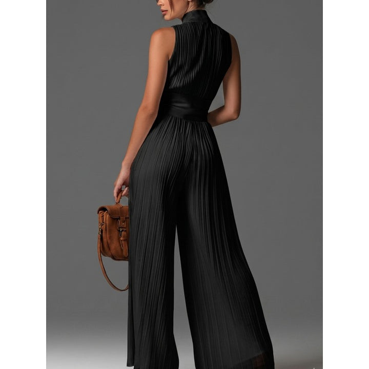 Women's Wide-Leg Jumpsuit - Black
